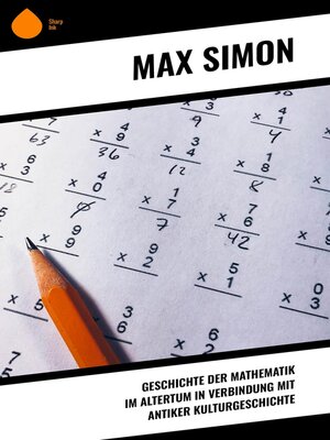 cover image of Geschichte der Mathematik im Altertum in Verbindung mit antiker Kulturgeschichte